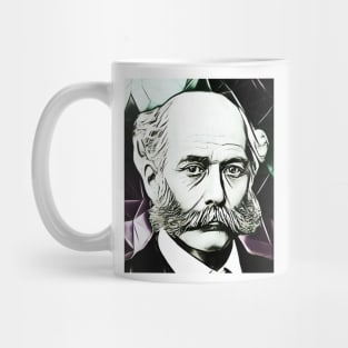 Joseph Bazalgette Black And White Portrait | Joseph Bazalgette Artwork 4 Mug